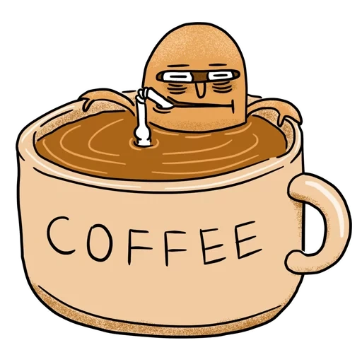 café, copo de café, garrafa de café, ilustração de café, café coffee be good