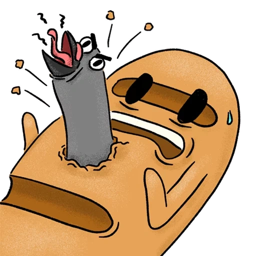 bread, finger, thumb, fingers without background, finger cartoon