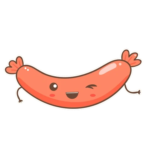 sausage, sausage, sausage drawing, sausage sausage, sosysk is cartoony