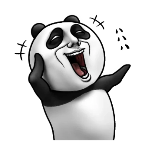 panda, panda panda, panda smiling face, kung fu panda, cartoon panda