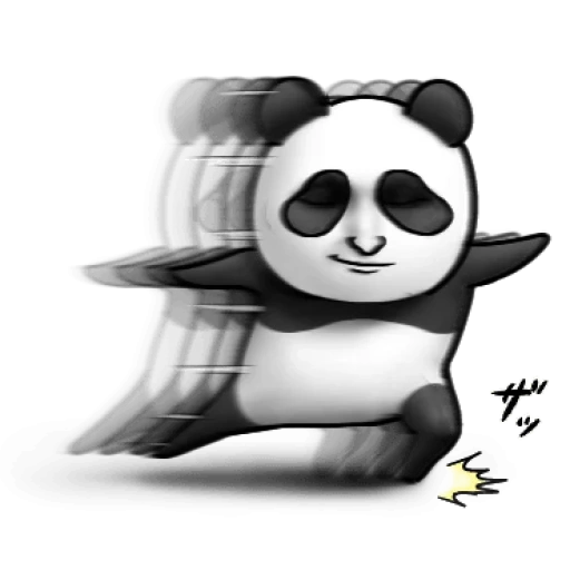 the panda, panda, der panda panda, das panda-muster, illustration of the panda
