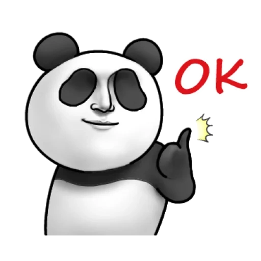 panda panda, avatar panda, ciao panda, disegno di panda, adesivo panda