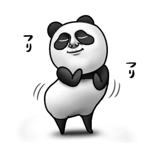 von pandami, panda panda, dessin de panda, joyeux panda, panda de dessins animés