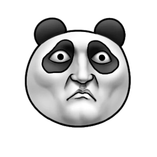 панда, мальчик, злая панда, панда панда, лицо панды сим