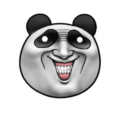 panda, panda en colère, panda cool