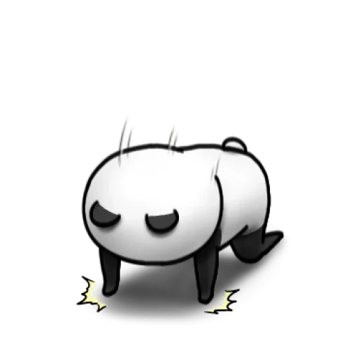 the panda, funny, das panda-muster, panda logo, agayguyplays glyph