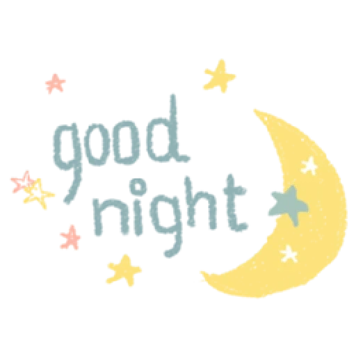 good night, good night moon, good night sweet, gute nacht klippat, good night sleep inschrift