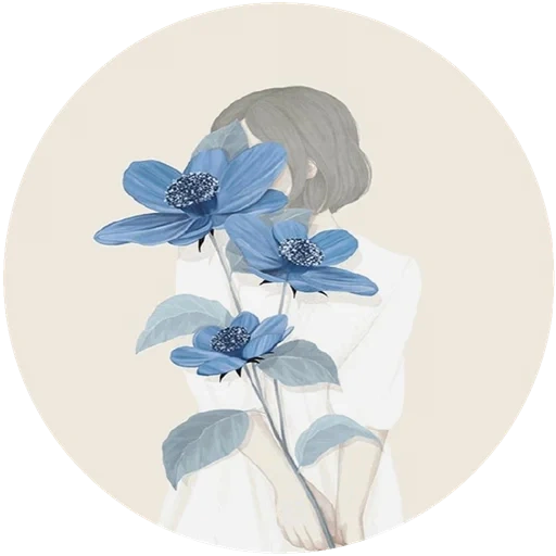 цветы, цветы синие, голубые цветы, синяя гортензия, цветочный рисунок