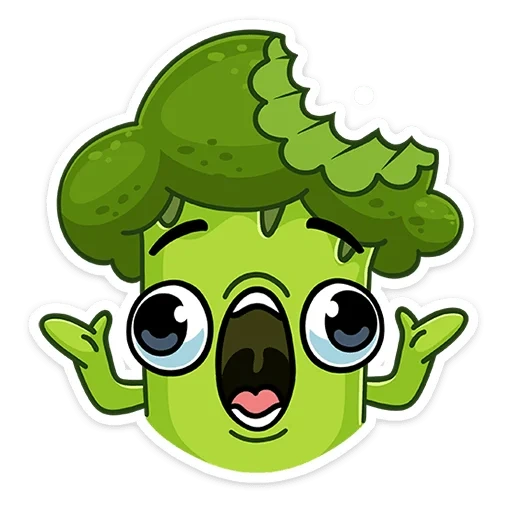 broup, clipart, broccoli, personaggi, hasik alexey shurmin