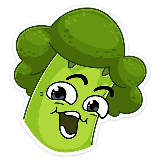 broup, emoji, broccoli, smiley, personaggi