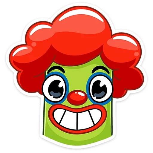 brauk, clown, tête de clown, clown de pepega, icône de clown