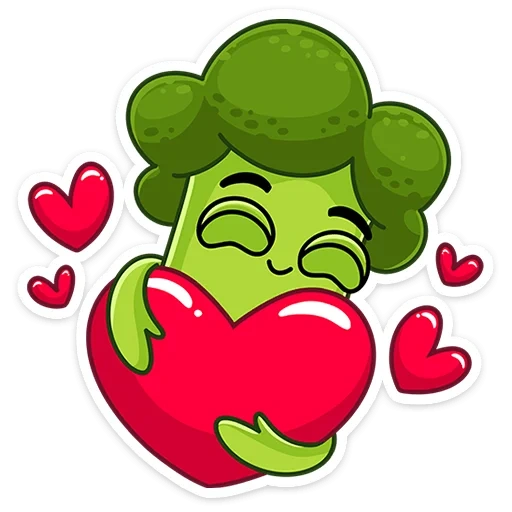 lovely, broup, clipart, broccoli