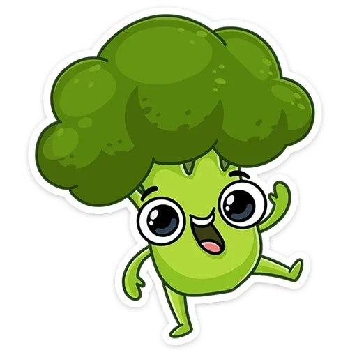 brauke, broccoli, character, broccoli broccoli
