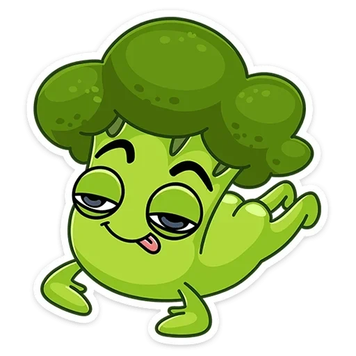 broup, brokoli, karakter