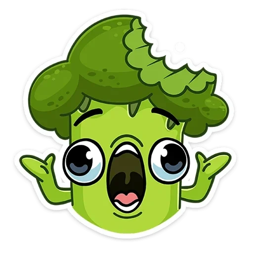 brauke, broccoli, character, broccoli broccoli