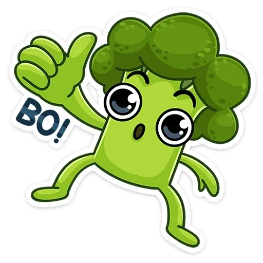 blauk, brócoli, personajes, block brócoli, caricatura de brócoli