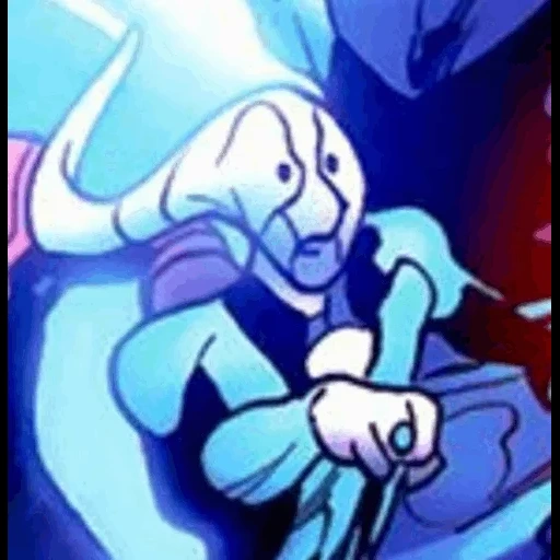 sans, anime, asriel, azril, dragon ball