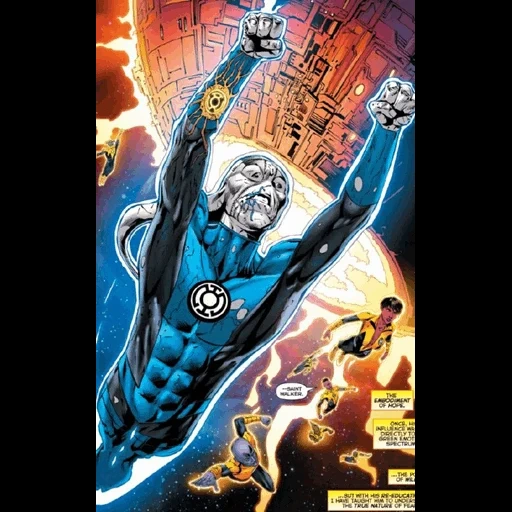 cartoon art, blue lantern, dc comics st walker, barry allen blue lantern, cartoon fantastic four 2004