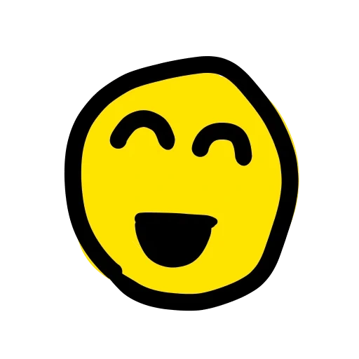 emoji, wajah tersenyum, wajah tersenyum kuning, ikon wajah tersenyum