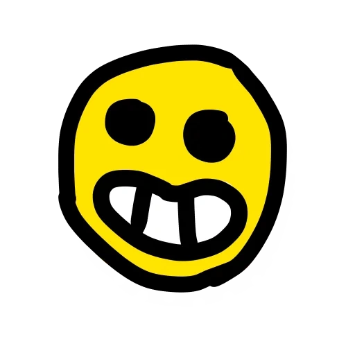 símbolo de expresión, pin bs sonrisa, linda sonrisa amarilla