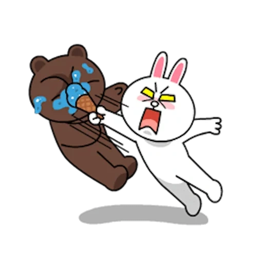 cony, brown cony, line applications, line friends bear
