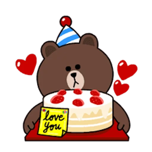 bear, brown cony, line friends, animated bears, cocoa and line friends