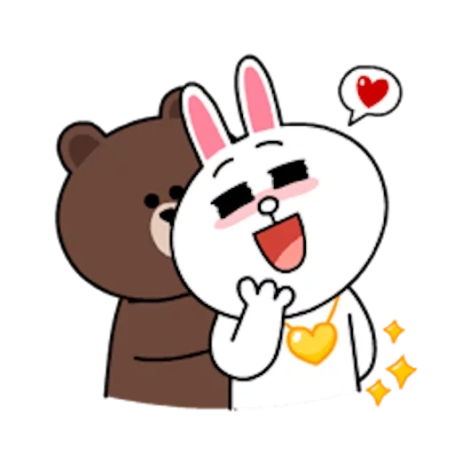 line brown, line friends, mishka hare love, bear bunny love, line cony and brown