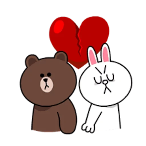koni brown, brown cony, bear bunny, bear bunny love, bunny bear love