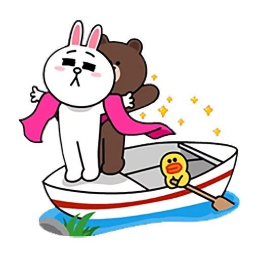 brown cony, brown lines, line friends, ge yang cartoon company, line friends cony