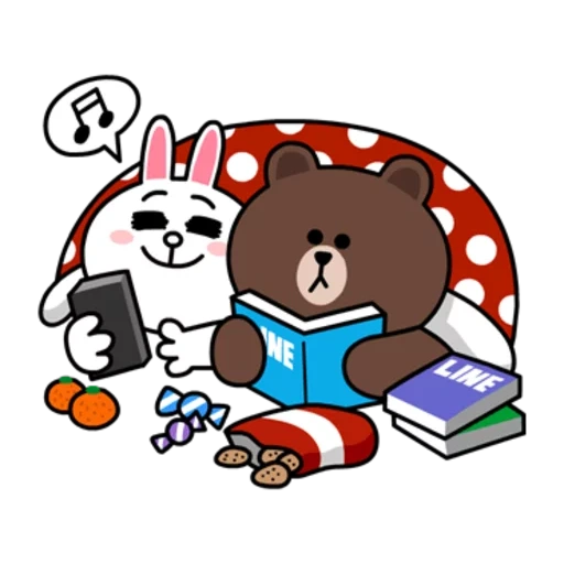 brown cony, line браун, line friends, line friends cony