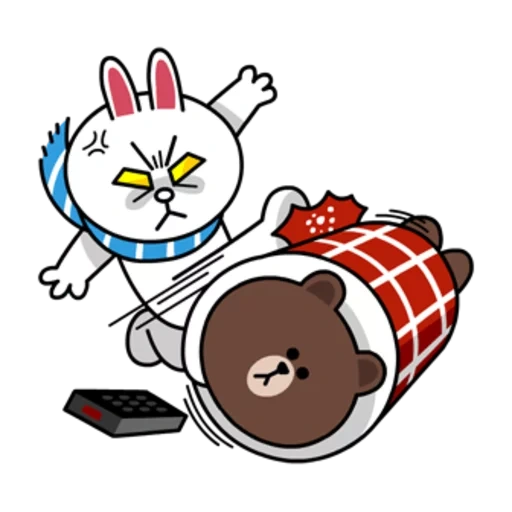 cony brown, bronconi, brown lines, line friends, line cony and brown