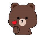 orso line, orso coreano, linea bear brown, orsetto marrone, linea marrone orso