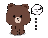 línea de oso, oso coreano, el oso es marrón, el anime de oso es marrón, el oso chino es marrón