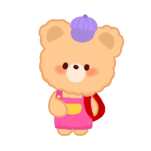 um brinquedo, o urso é doce