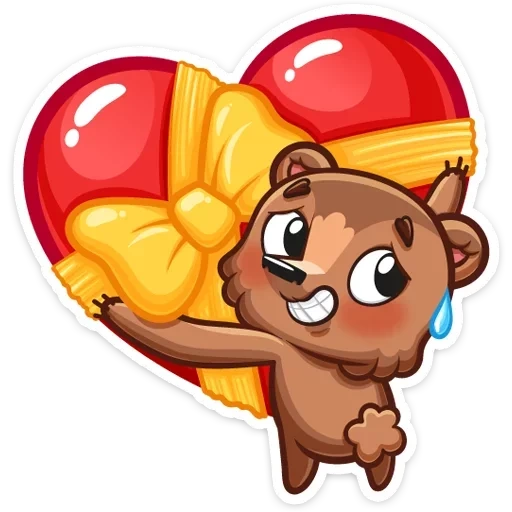 bear, brownie, brownie's hearts