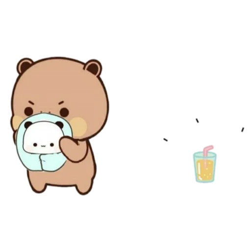 cute bear, аниме милые, кавай панда, рисунки милые, медведь милый