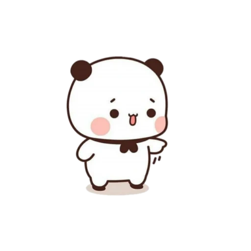 kawai, belat, pola yang lucu, gambar kawai, kawai panda brownies