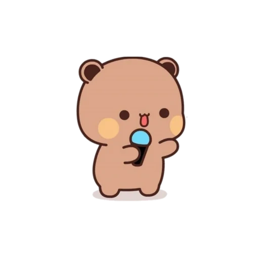 kawaii, les dessins sont mignons, dessins kawaii, l'ours est mignon, animaux kawaii