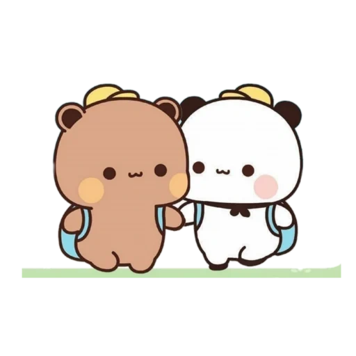 splint, lovely bear, lovely pattern, animals are cute, peach and goma bear