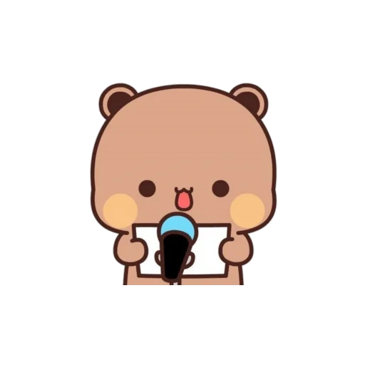 kawaii, un ours mignon, animaux kawaii, les animaux sont mignons, milk moka bear