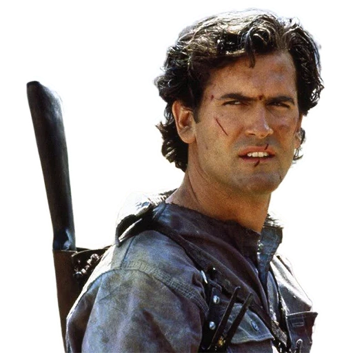 ash williams, bruce campbell, bruce campbell ash, cinza contra os sinistros mortos, bruce campbell ash williams youth
