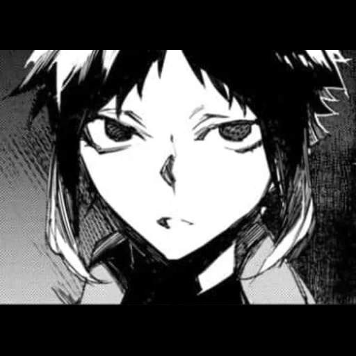 personajes de anime, capturas de pantalla de akutagawa, ryunoske akutagawa, perros errantes de acutagava, akutagawa ryunoske 50 50 pix