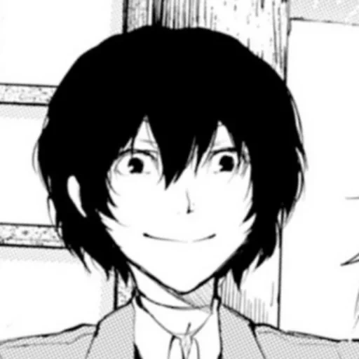 dazai, gambar, osamu dadzai, manga dadzai osamu, anjing anjing liar yang hebat dazai