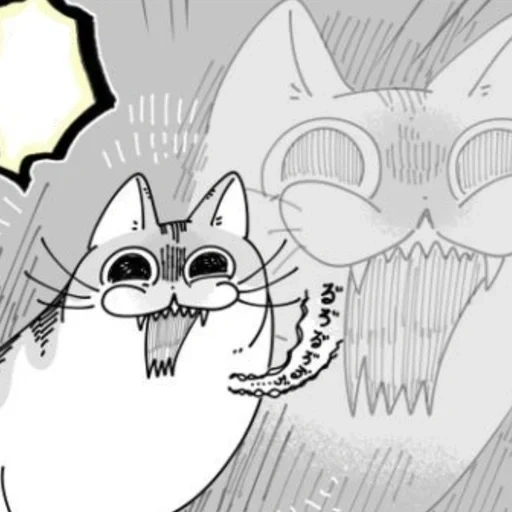 kucing, manga, kucing, kucing, manga populer