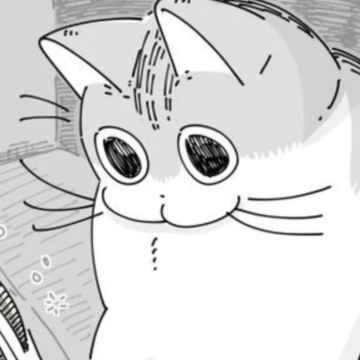 manga, cat, cats, the animals are cute, tonnura san cat