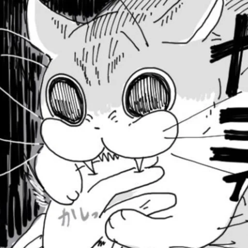 манга, кошка, манга аниме, аниме рисунки, популярная манга