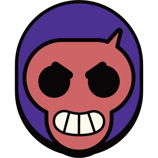 bravl stars, brawl stars, brawl stars pins, the icon of bravo stars, icon of shelley bravl stars