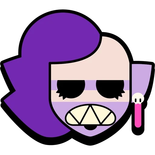 bravelstas, brawl stars, brawl stars pins, brawl stars shelley, mortis battant les étoiles