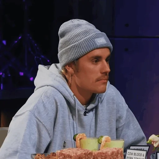 the male, spill your guts, justin bieber 2020, james korden jody comer, justin bieber late late show