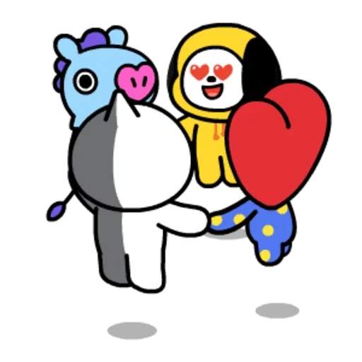 bt 21, bt 21 tata, bt21 чимми куки, bt21 тата чимми, бт21 персонаж шуги